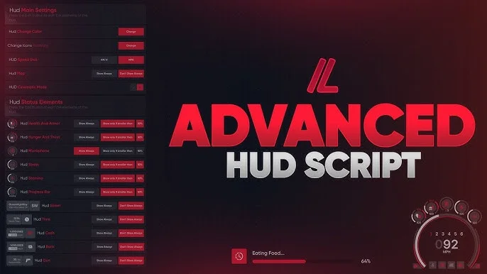17 Movement  Advanced HUD [ESX & QBCore]2.webp