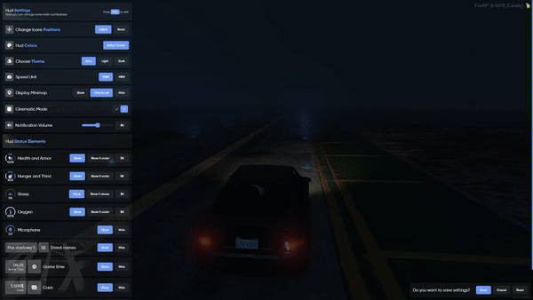 17 Movement  Advanced HUD [ESX & QBCore].gif
