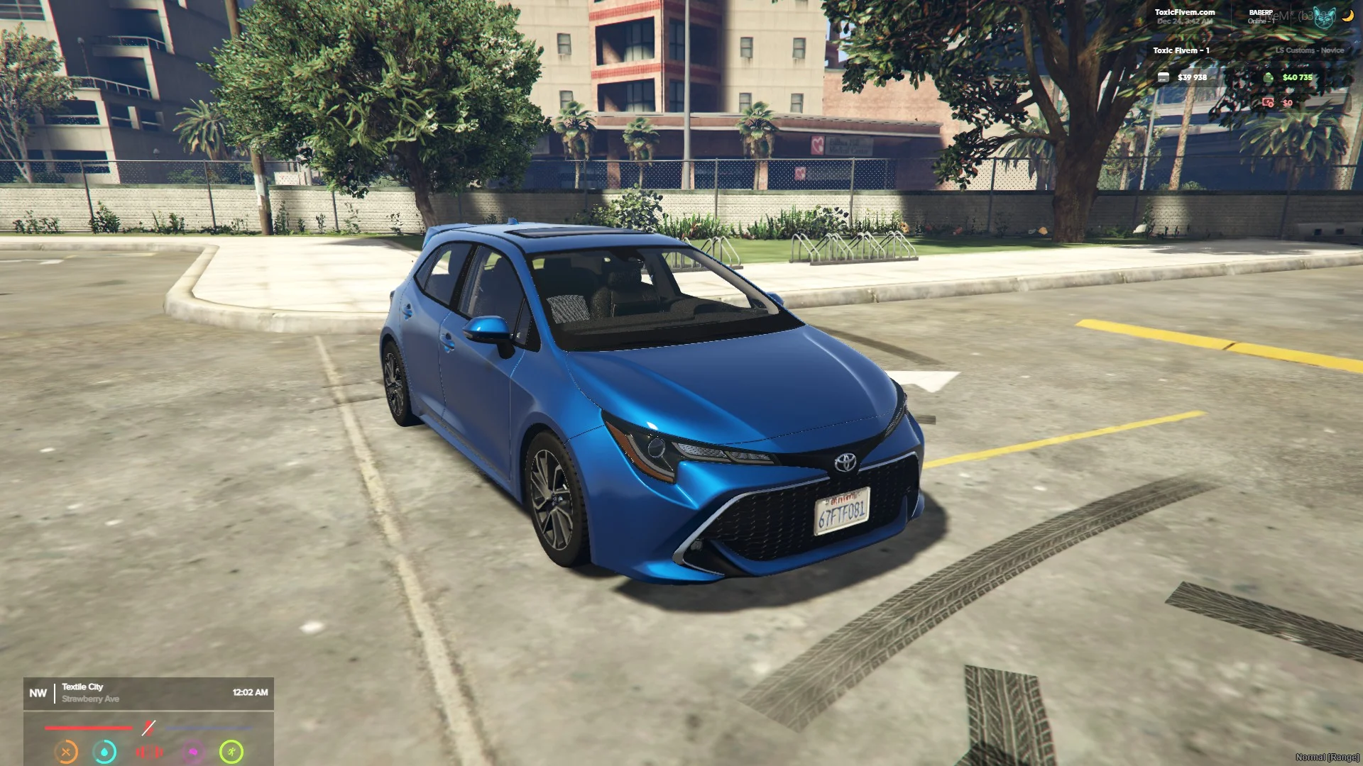 2024 Toyota Corolla XSE – Realistic Compact Sedan for FiveM 2024 Toyota Corolla XSE – Realistic Compact Sedan for FiveM