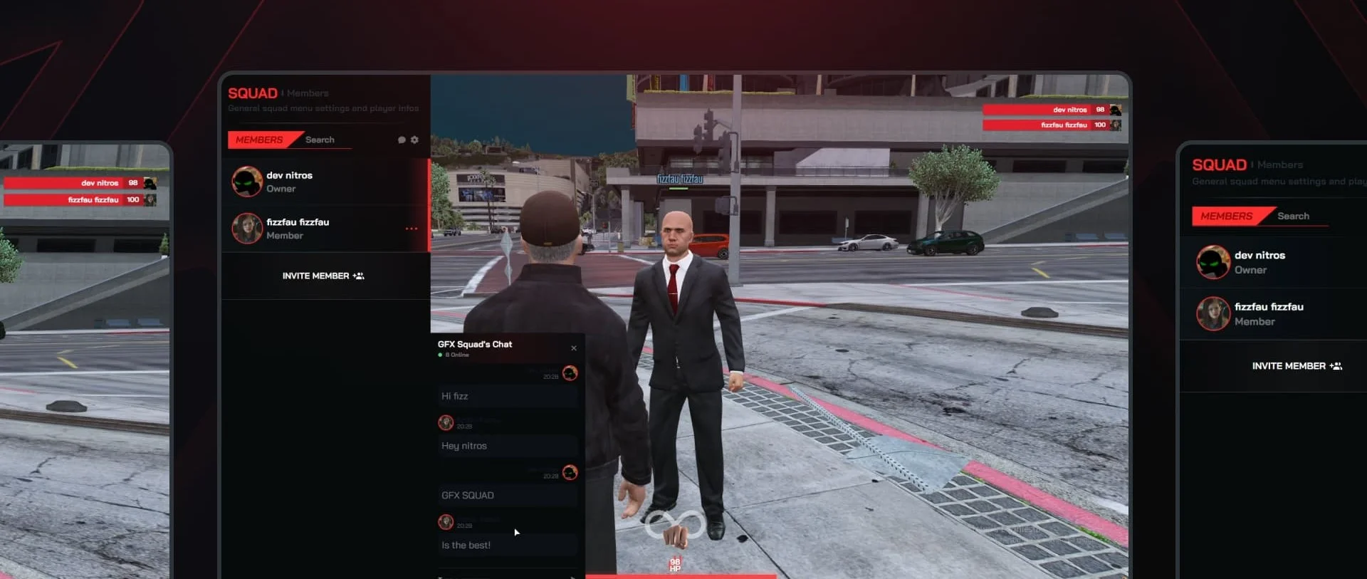 FiveM GFX Advanced Squad Script – Customizable Squad System