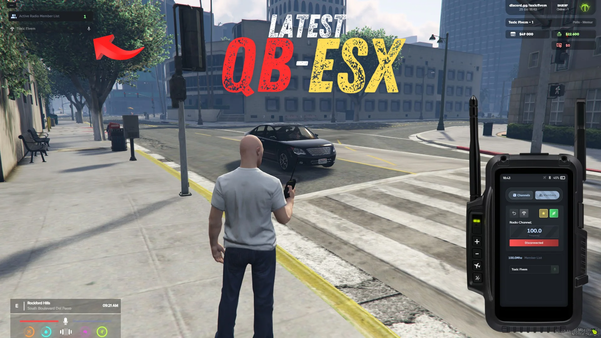 FiveM Radio Script for ESX & QBCore – Realistic In-Game Communication