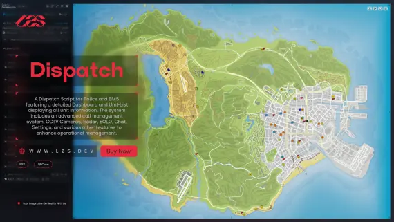 FiveM L2S Dispatch – Open Source Police & EMS Dashboard System FiveM L2S Dispatch – Open Source Police & EMS Dashboard System
