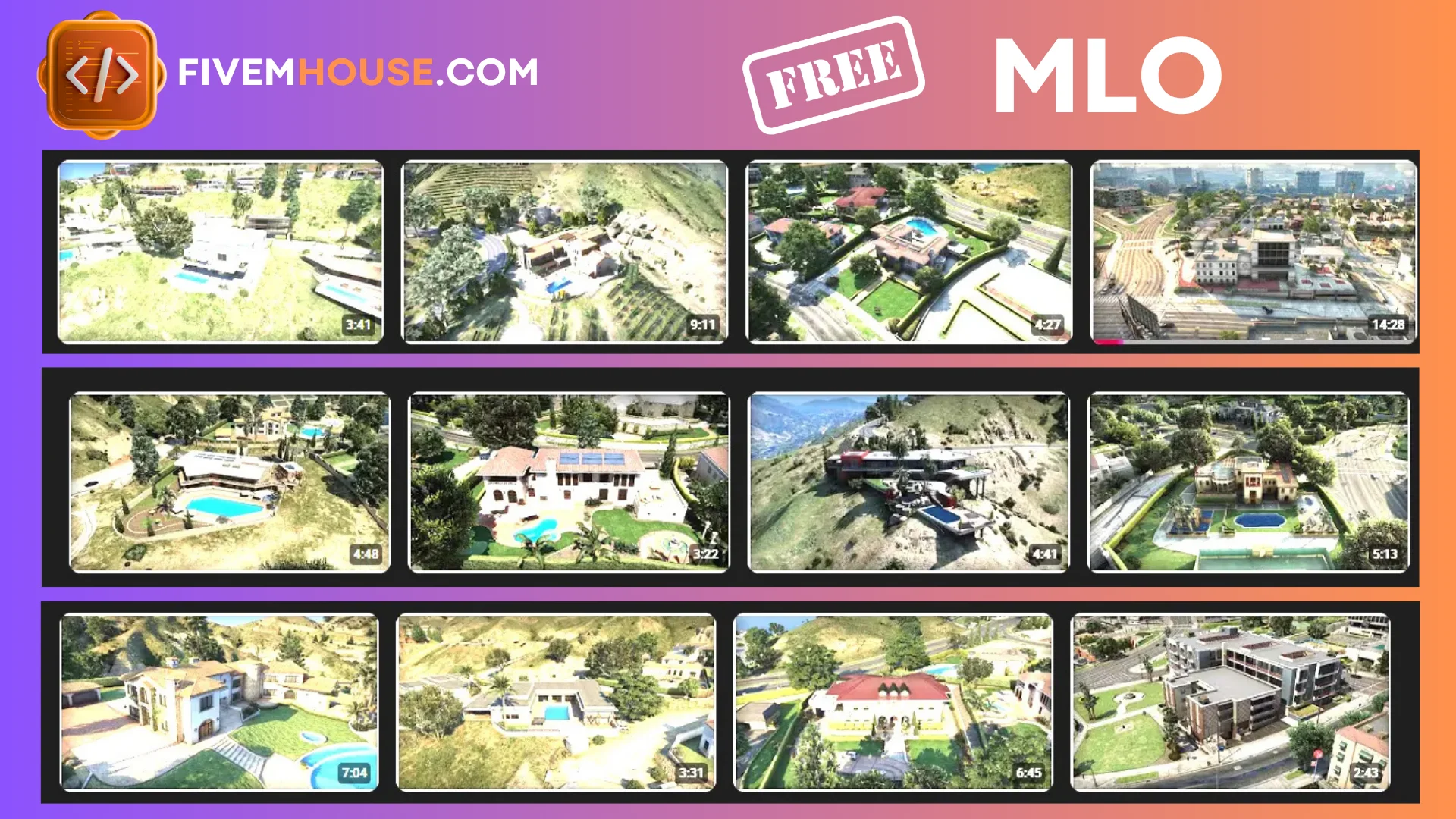 Download Brofx Mega MLO Pack for GTA 5 FiveM Servers Download Brofx Mega MLO Pack for GTA 5 FiveM Servers