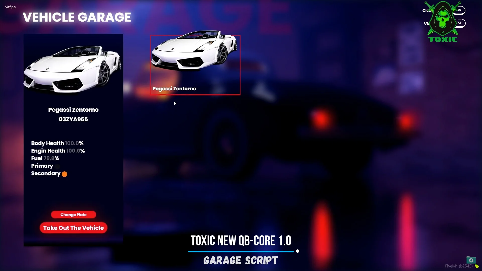 Garage Script New UI