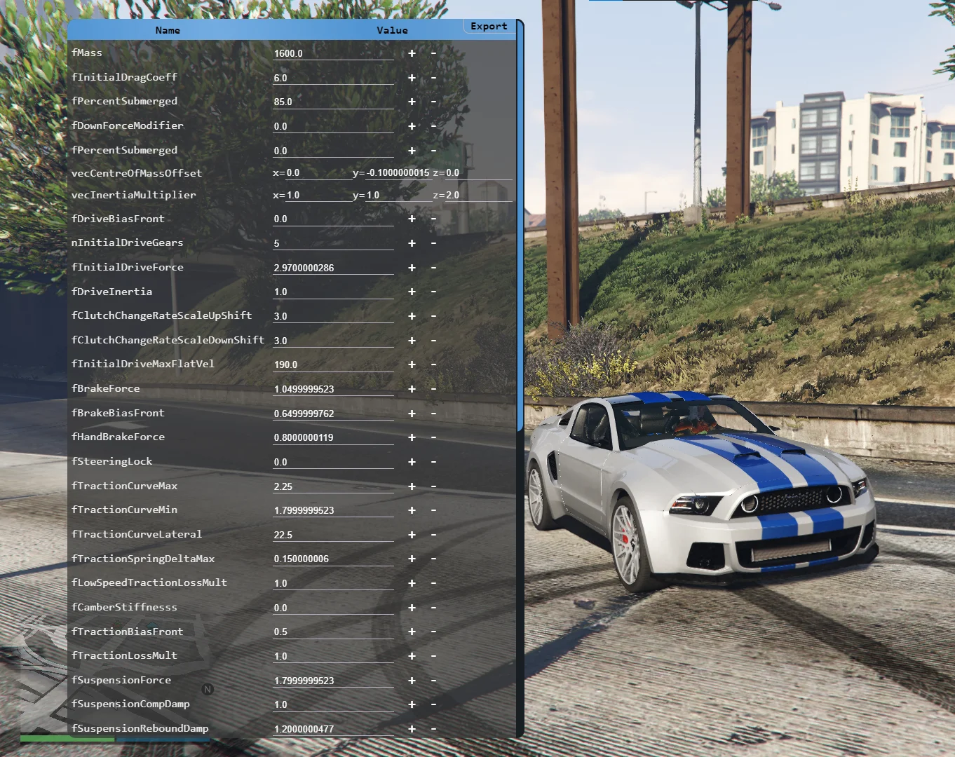 Vehicle Handling Editor