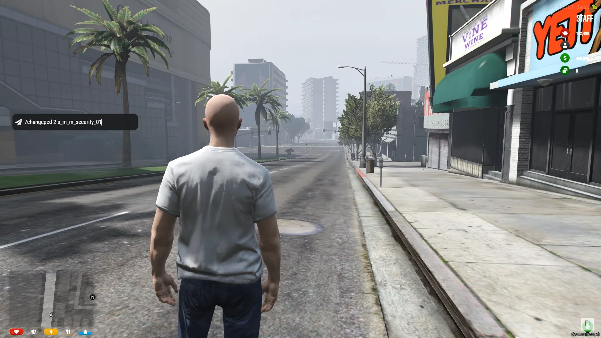 F1 Change Ped System