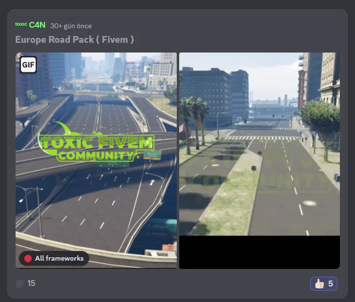 Europe Road Pack for FiveM – Realistic European Road System Europe Road Pack for FiveM – Realistic European Road System