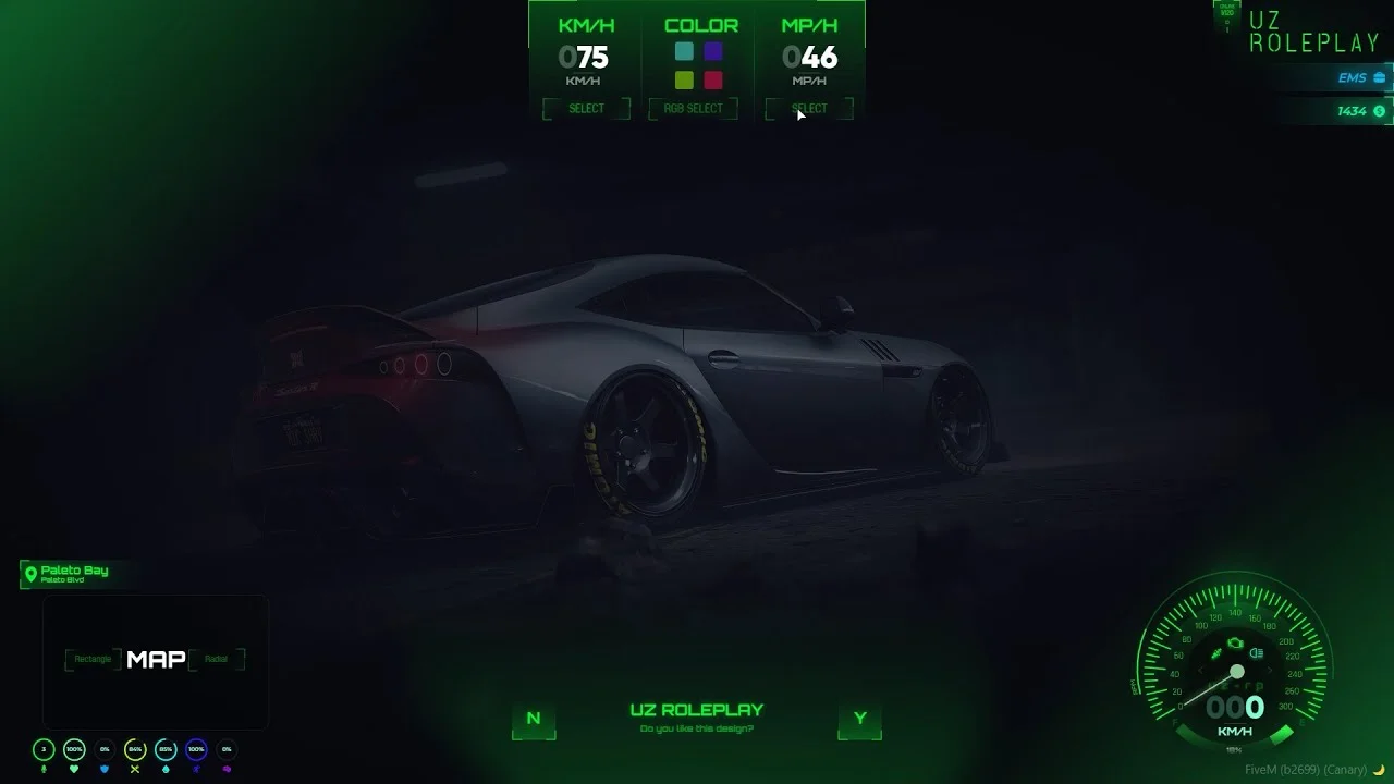 FiveM Uz Trygon HUD V2 – ESX & QB-Core Custom HUD FiveM Uz Trygon HUD V2 – ESX & QB-Core Custom HUD